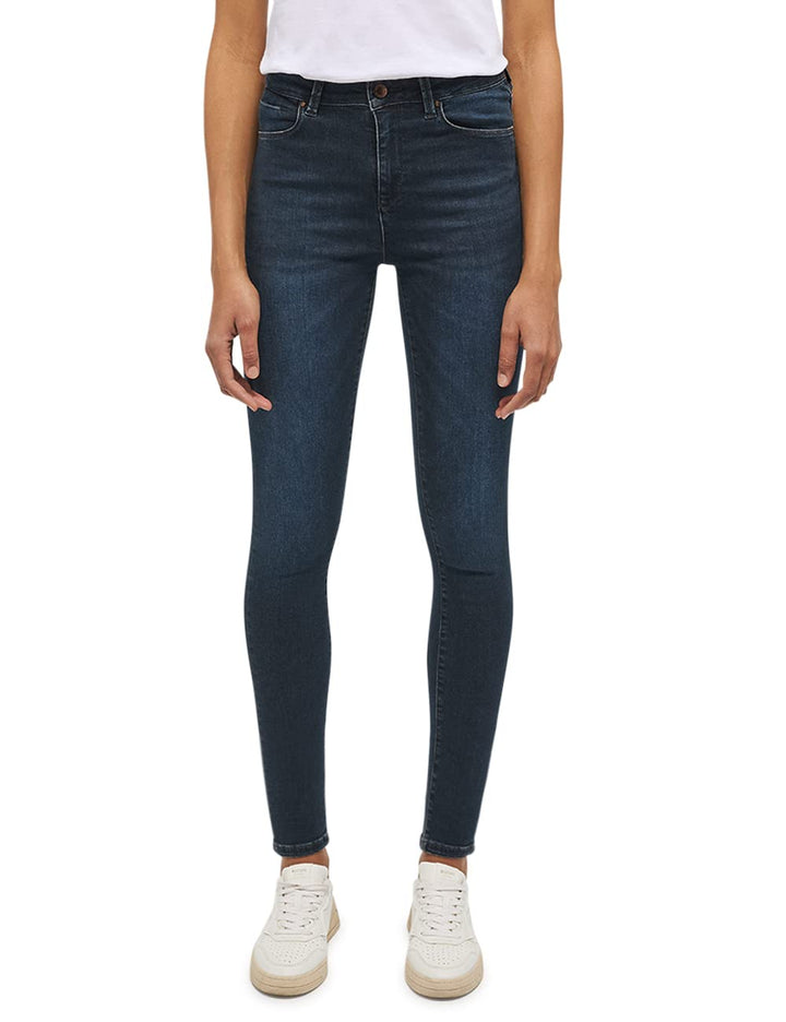 MUSTANG Damen Jeans Hose Georgia Super Skinny 24W / 30L Dunkelblau 882, 24W / 30L Dunkelblau 882