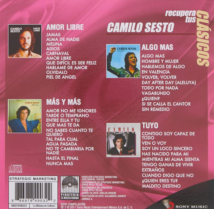 Recupera Tus Clasicos, Audio-CD