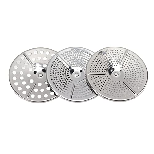 Passiergerät 20 cm Food Mill mit 3 austauschbaren Lochscheiben Passiermühle aus Edelstahl für Tomate
