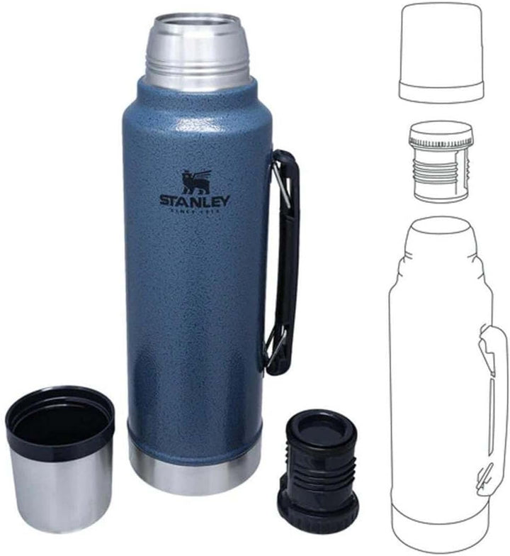 Stanley Classic Legendary Thermosflasche- Thermos Hält 15-48 Stunden Heiss oder Kalt - Edelstahl The