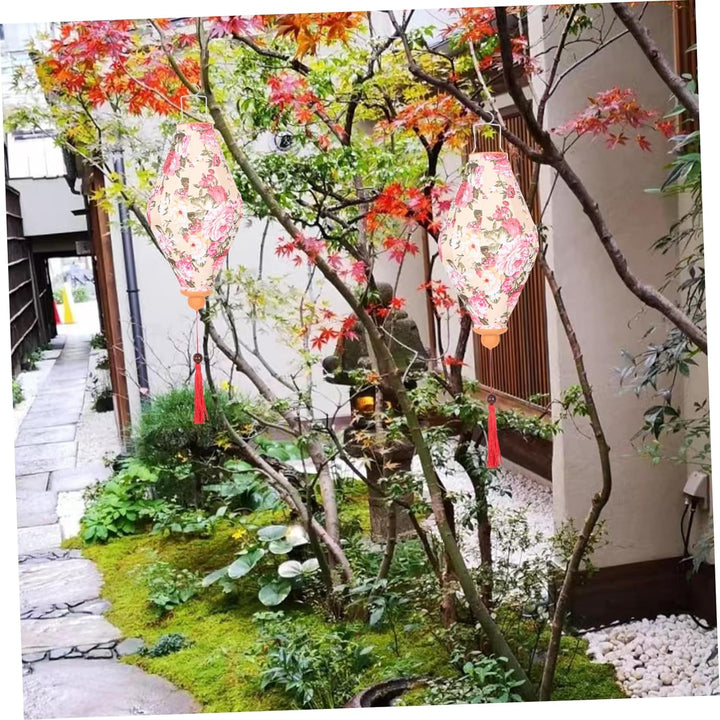 Yardwe Laternendekoration Herbstlaternen Frühlingsblumenlaternen Japanische Sushi Laterne Chinesisch