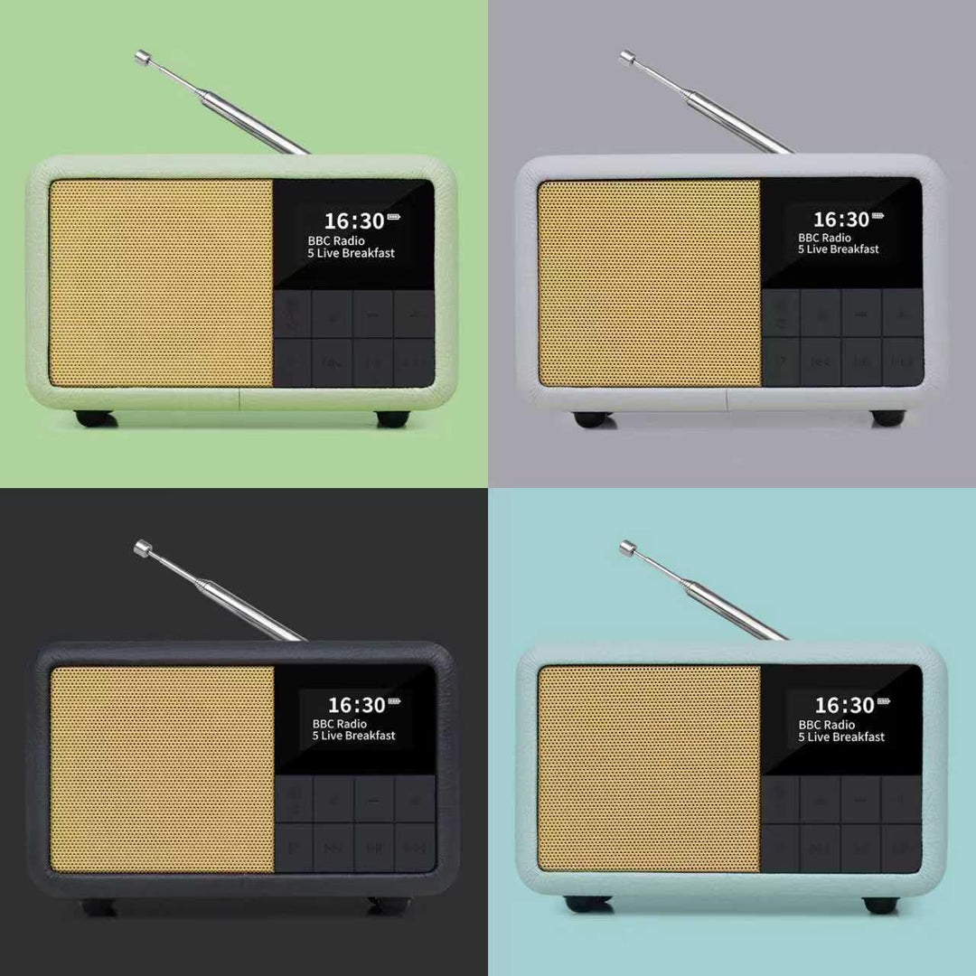 LEMEGA CR7 Tragbares Mini DAB Radio mit Bluetooth（Akku mit bis zu 12 Stunden Laufzeit,UKW,IPX4 wasse