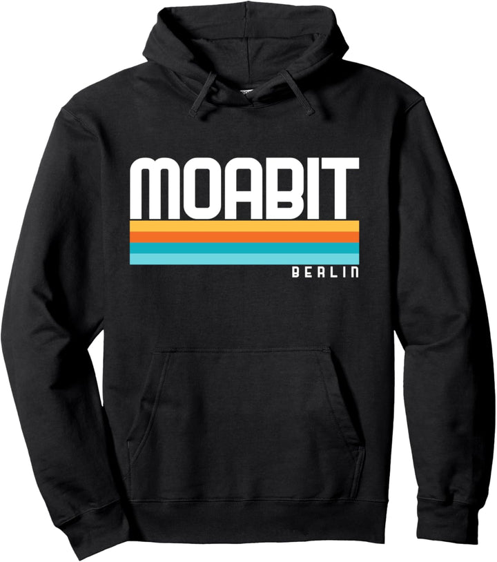 Achtziger Moabit Berlin Vintage Retro Style Design Pullover Hoodie