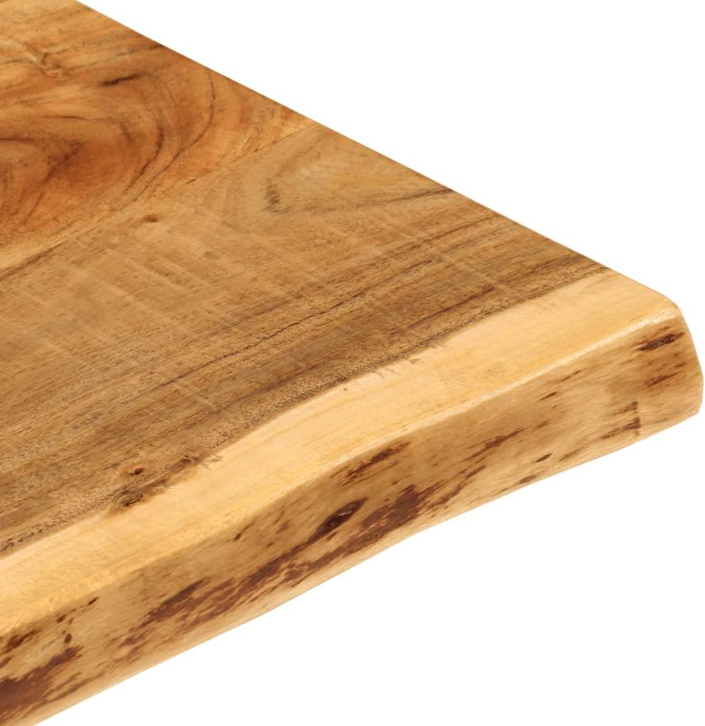 vidaXL Akazienholz Massiv Waschtischplatte Badezimmer Waschtisch Waschtischkonsole Platte Holzplatte