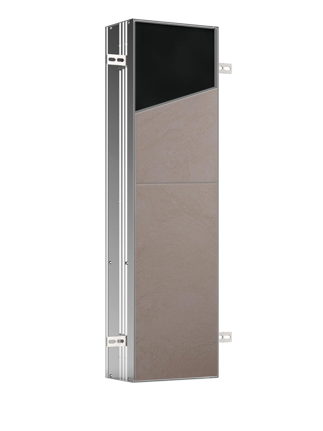 emco ASIS PLUS Unterputz-Schrankmodul mit LED Beleuchtung, Badezimmerschrank für unsichtbaren Staura
