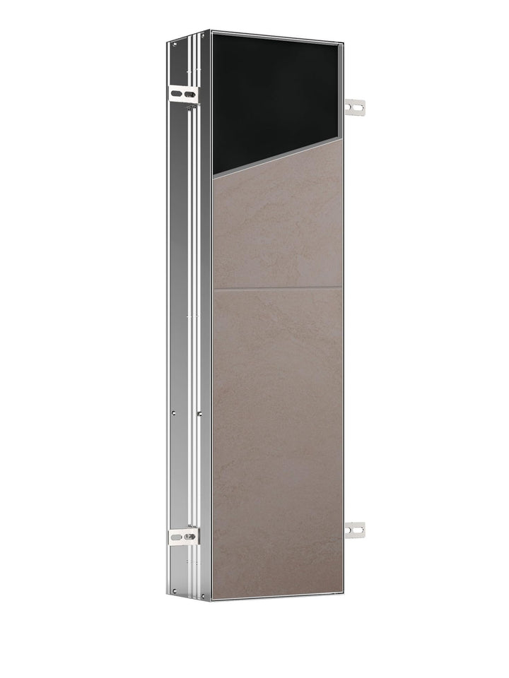 emco ASIS PLUS Unterputz-Schrankmodul mit LED Beleuchtung, Badezimmerschrank für unsichtbaren Staura