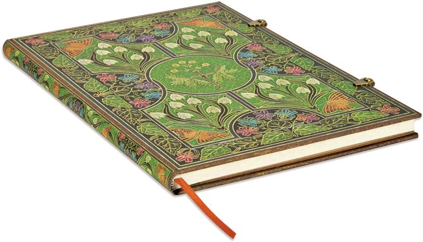 Paperblanks Blühende Poesie Notizbuch Grande Unliniert, Grande (300 x 210) Geblümt, Geblümt