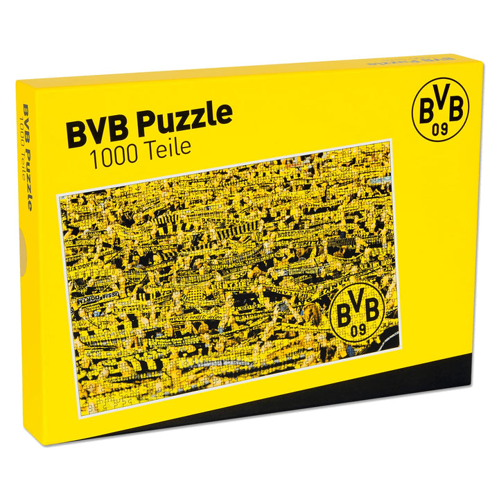 Borussia Dortmund Unisex Jugend BVB Puzzle 1000 Teile, schwarzgelb, 72x45cm