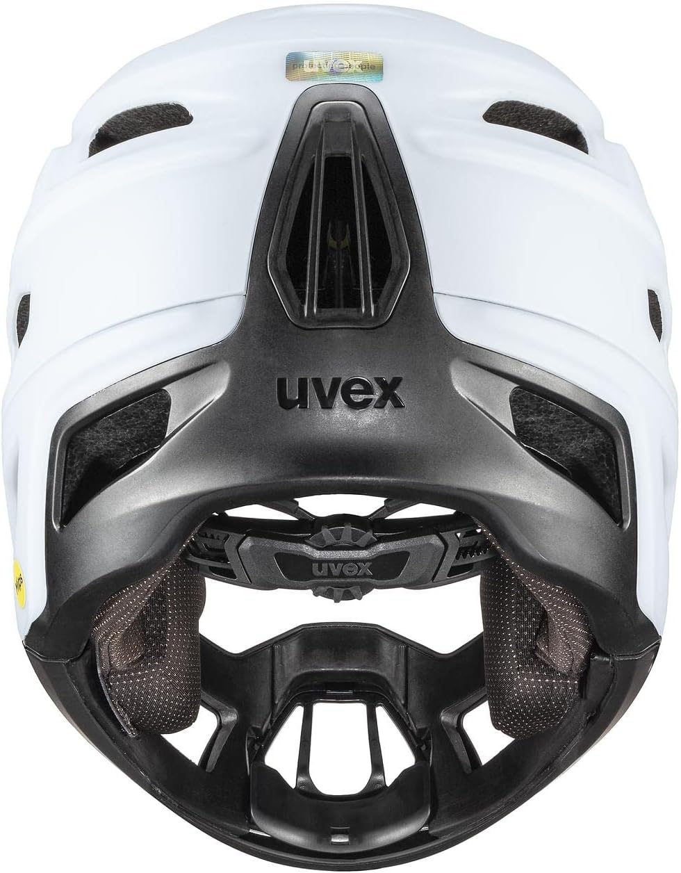 Uvex Revolt MIPS DH Fahrrad Helm matt weiss/schwarz 2023 57-61 cm, 57-61 cm