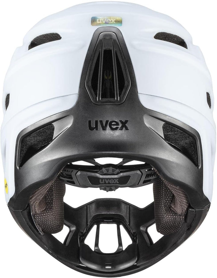 Uvex Revolt MIPS DH Fahrrad Helm matt weiss/schwarz 2023 57-61 cm, 57-61 cm