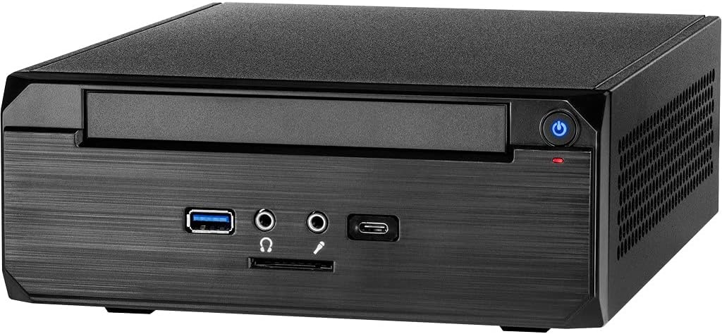 Inter-Tech ITX MW-02 II HTPC-Gehäuse, schwarz, ohne Netzteil, 88881246