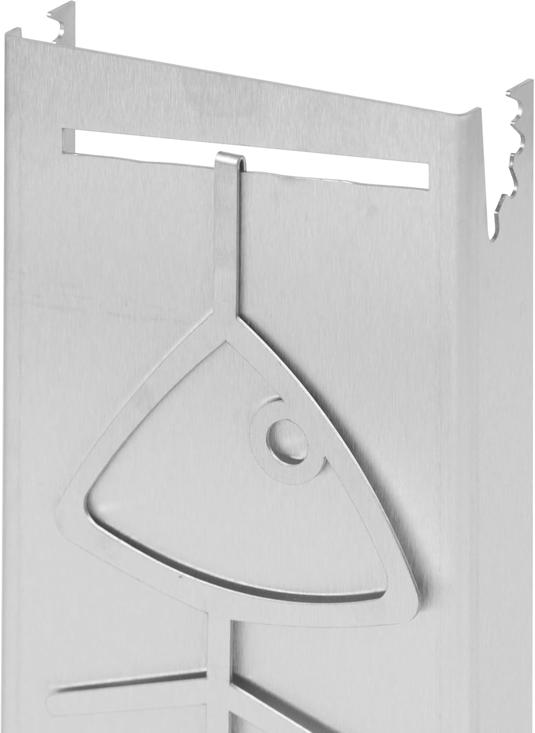 gardivo Flammlachsbrett aus Edelstahl, Flammlachshalter, Flammlachshalter, Beidseitige Neigungswinke