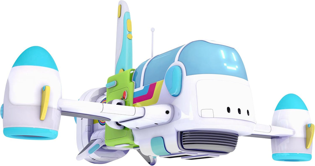 BANDAI - Wilde Ermittlungen – R.O.N Jet Box – Flugzeug mit 2 exklusiven Figuren und abnehmbaren Sege