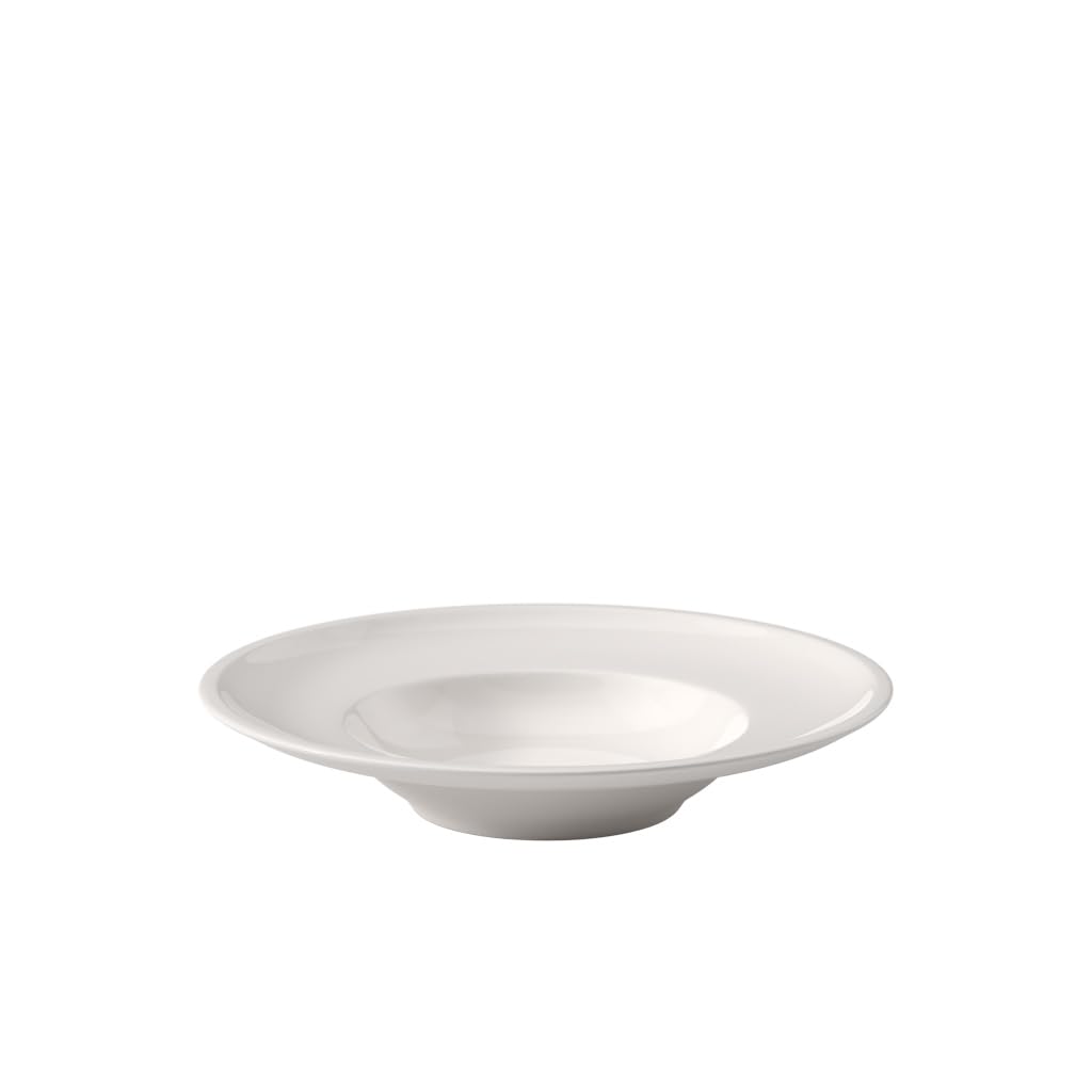 Villeroy und Boch Artesano Original Suppenteller, 25 cm, Premium Porzellan, Weiss Suppenteller Weiss