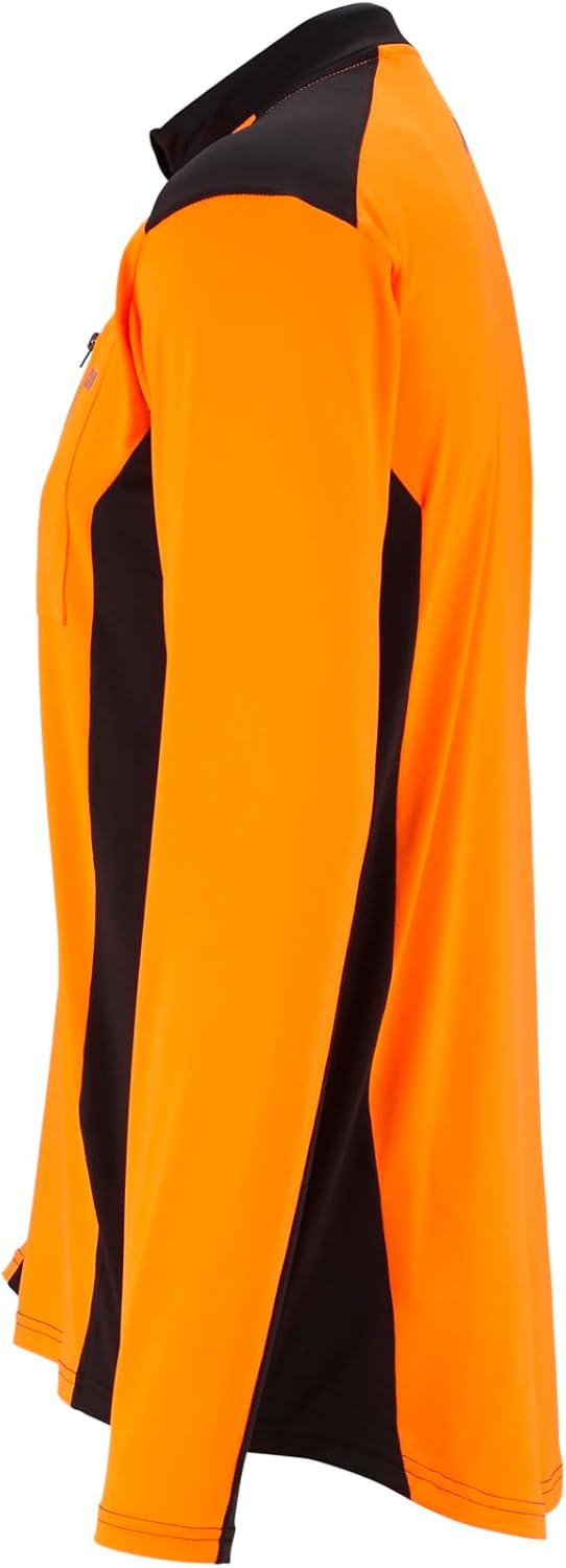 KOX Funktionsshirt Langarm Orange/Schwarz XXL Orange, XXL Orange