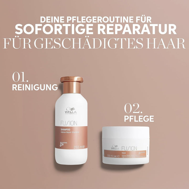 Wella Professionals Fusion Intense Repair Vorteils-Set – reparierende Haarpflege für kaputtes Haar –