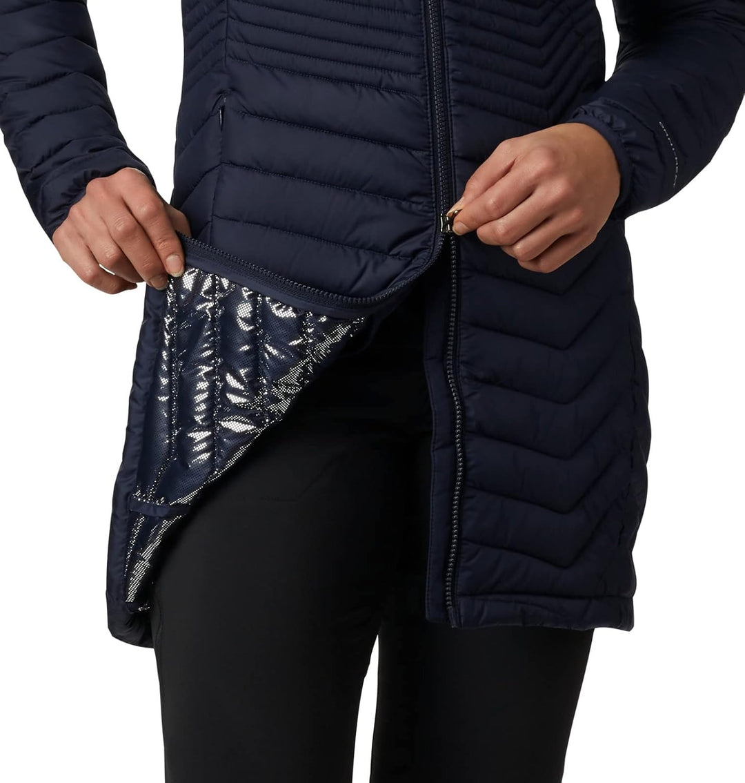 Columbia Powder Lite Mid Damenjacke S Dark Nocturnal, S Dark Nocturnal