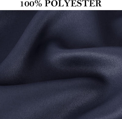 PiccoCasa 2er Set Gardine für Küche Polyester Scheibengardine Kurzgardine Blickdicht Kleine Gardine
