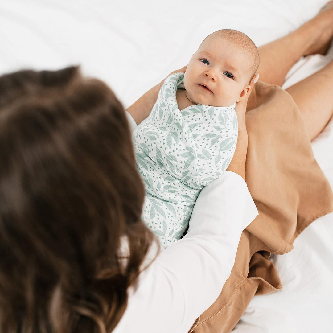aden + anais Pastell Swaddle Decke - Pack von 4 | Grosse 100% atmungsaktive Musselin -Baumwoll -Schn