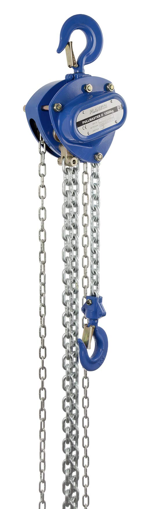 PLANETA Stirnradflaschenzug Pullmaster-II, 1500kg, 3m Hub, 2.5m Bedienlänge, 1500kg - 3,0m Hub/ 2,5m