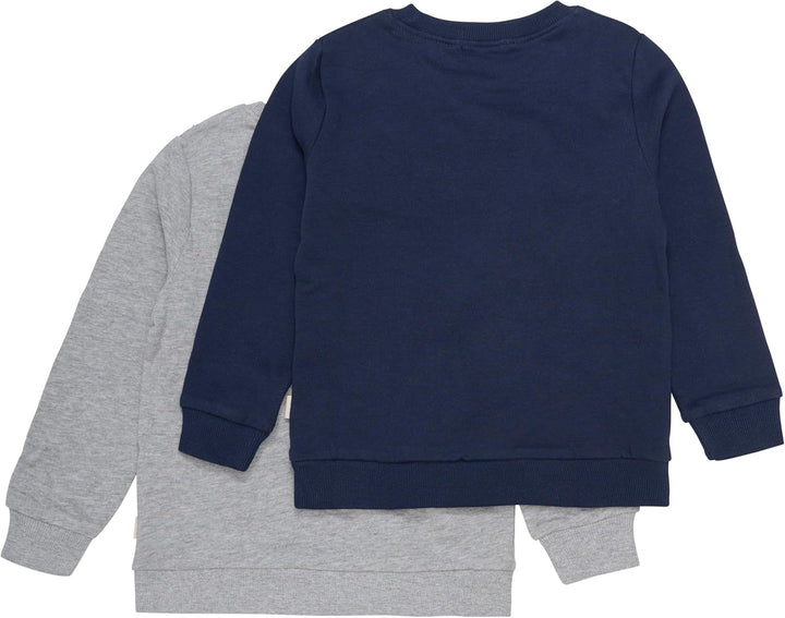 MINYMO Unisex Kinder Shirt 92 Greymelange, 92 Greymelange