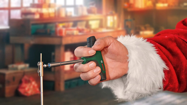 Bosch 41-tlg. Adventskalender 2025 (Set mit Bügelsäge, Bit-Schraubendreher mit T-Griff, Schraubendre
