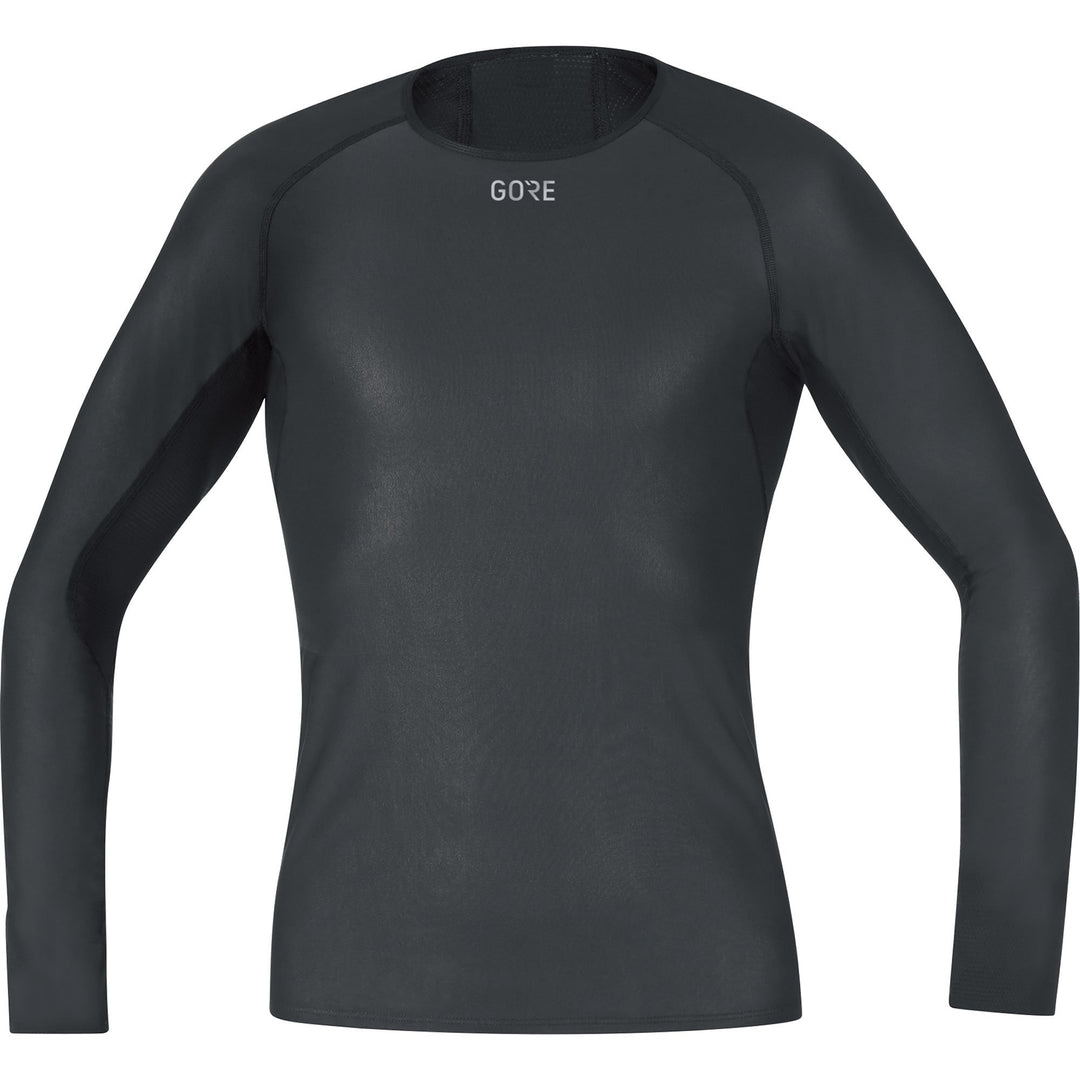 GORE WEAR Herren M Windstopper Base Layer Shirt Langarm (1er Pack) S Schwarz, S Schwarz