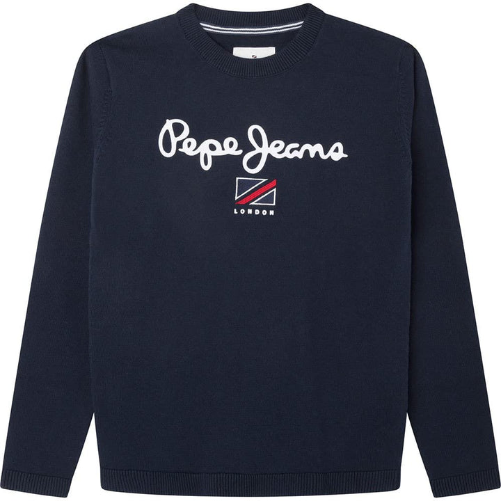 Pepe Jeans Jungen Larson Lange Ärmel 12 Jahre Blau (Dulwich), 12 Jahre Blau (Dulwich)