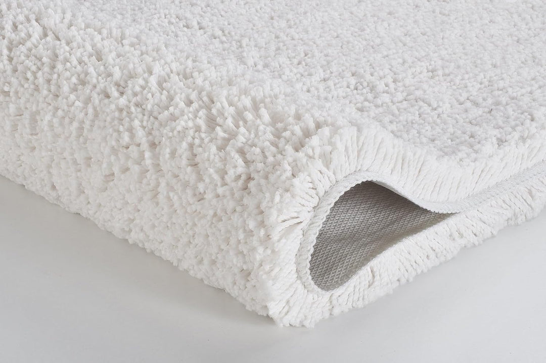 Kleine Wolke Trend Badteppich, Polyester, Weiss, 1 cm cm 60 x 90 cm Weiss, 60 x 90 cm Weiss