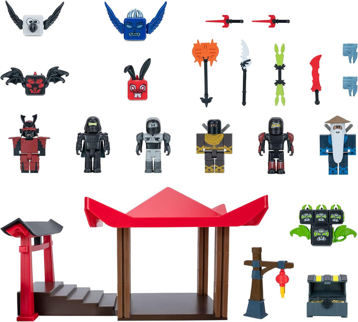 Roblox ROB0536 Action-Kollektion – Ninja Legends Deluxe Spielset [enthält Exklusives virtuelles Arti