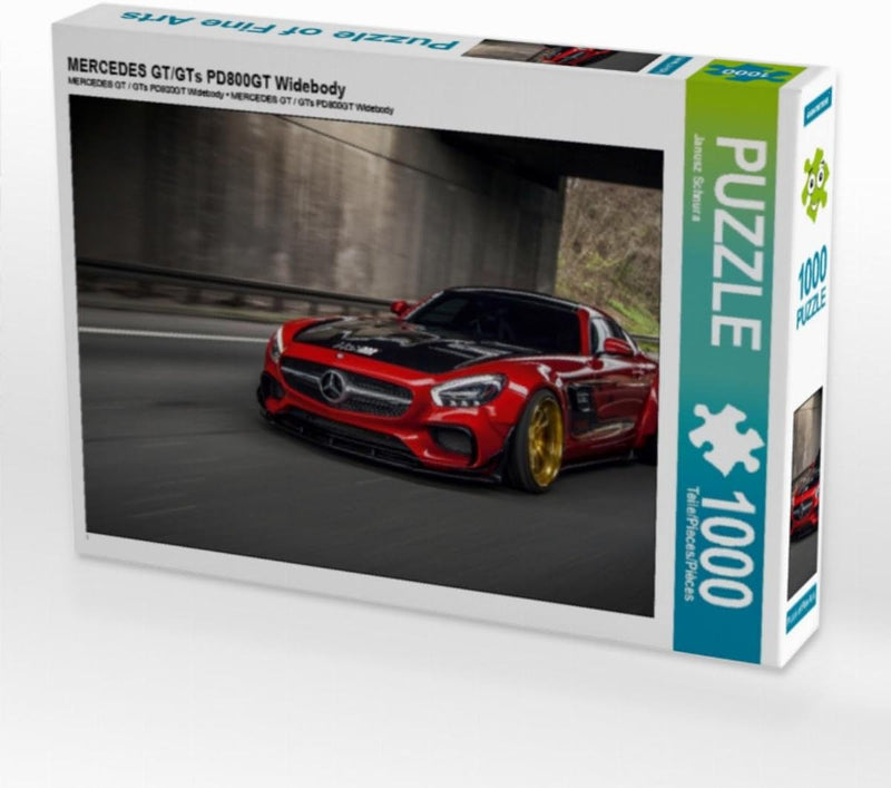 CALVENDO Puzzle Mercedes GT/GTs PD800GT Widebody 1000 Teile Lege-Grösse 64 x 48 cm Foto-Puzzle Bild