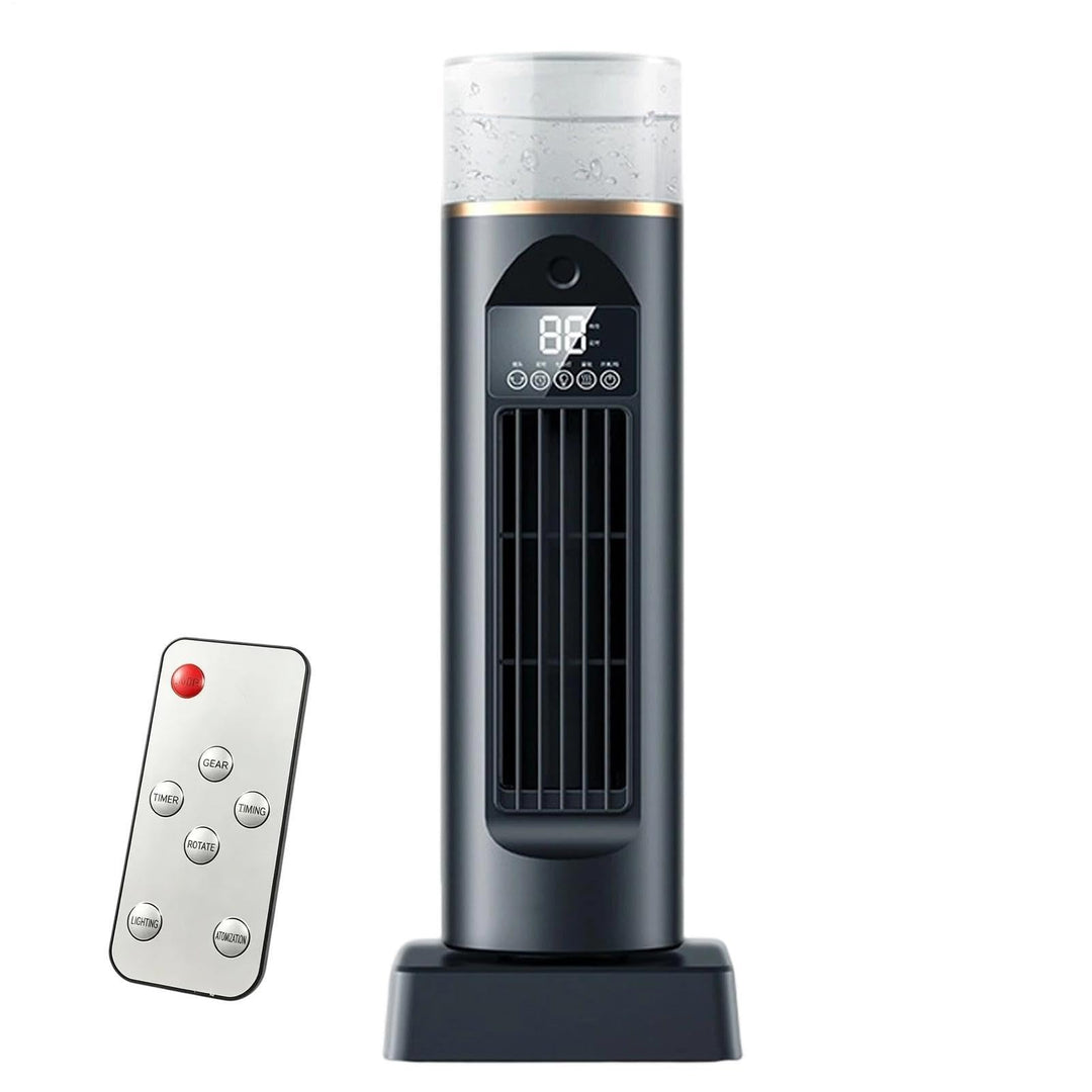 Leiser Ventilator Mit Kühlung | 4-in-1-Turmventilator/Luftbefeuchter/Verdunstungskühler Mit 7-farbig