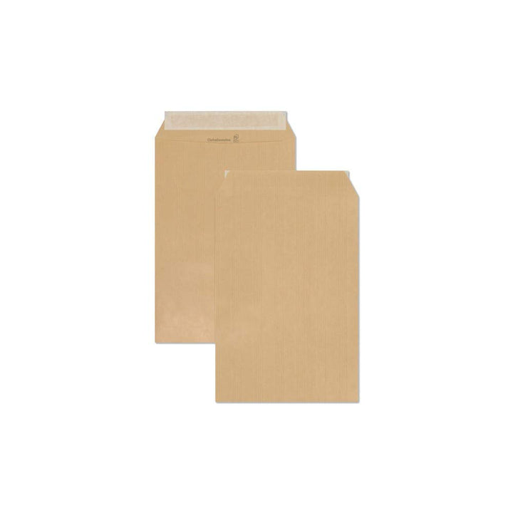 Clairefontaine 7731C - Karton mit 500 Versandtaschen Kraftbraun B6-120x176 mm, selbstklebend, 90g, 1