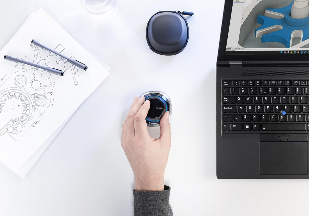3Dconnexion SpaceMouse Wireless (Bluetooth Edition, 3D-Maus, kabellos, schwarz)