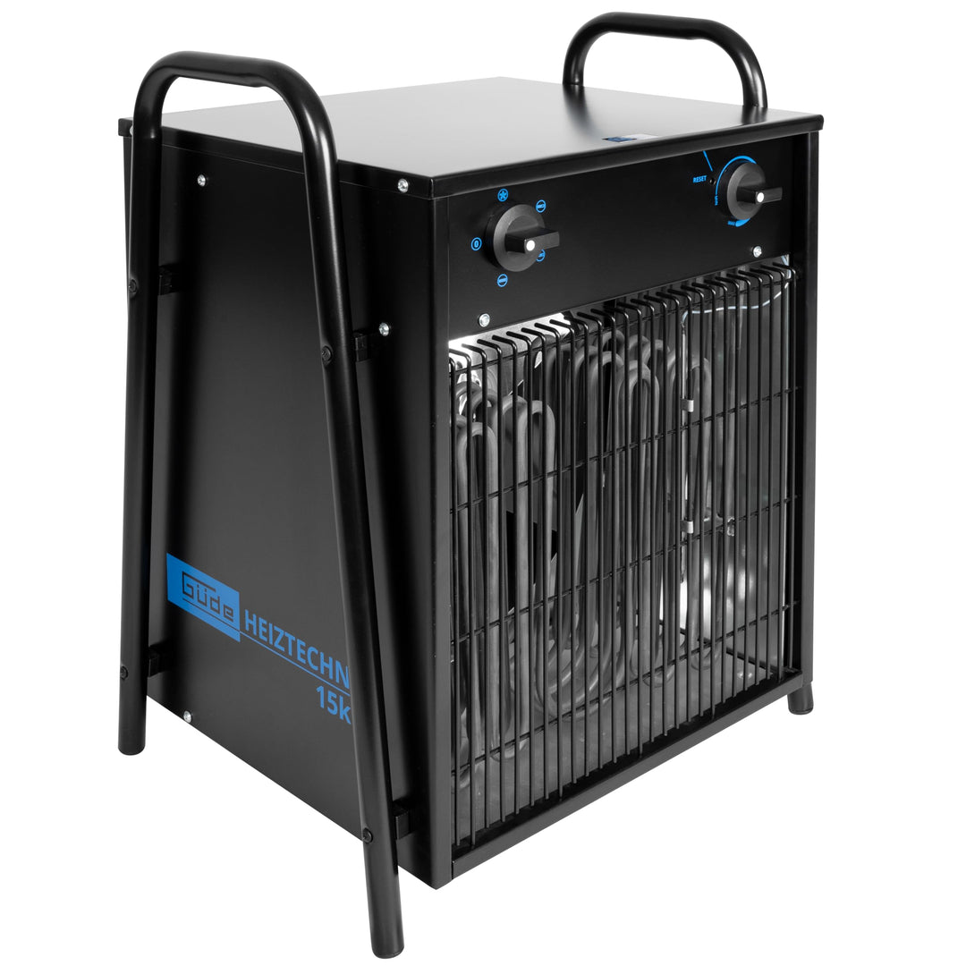Güde 85014 Elektroheizer GH 15 EV, 15 kW, 400 V, Schwarz Single, Single