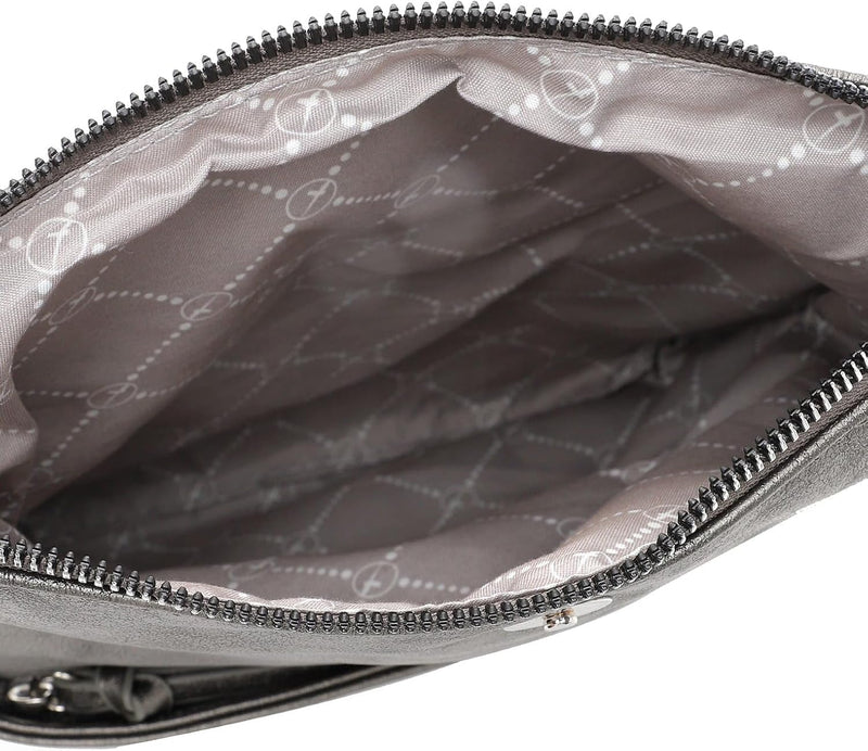 Tamaris Clutch Alessia 30813 Damen Handtaschen Uni Einheitsgrösse Darksilver 833, Einheitsgrösse Dar