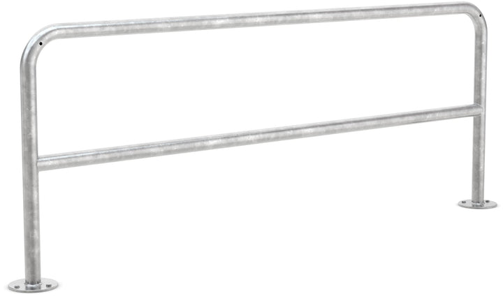 Anlehnbügel 9241 | 2000mm | mit Knierohr | Fahrradständer für 2 Fahrräder | Aufdübeln | Anlehnbügel