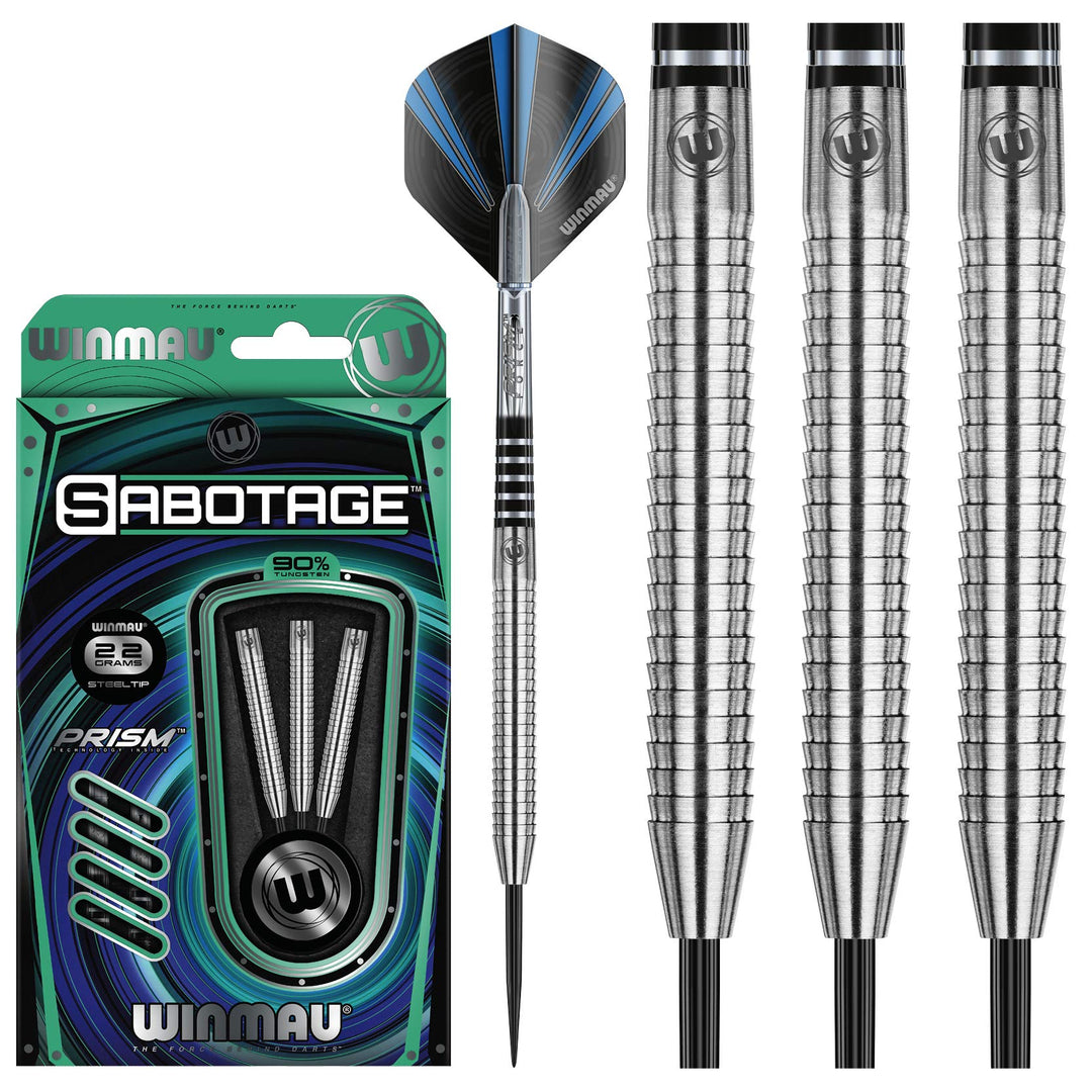 WINMAU Sabotage 22g Mehrfarbig, 22g Mehrfarbig