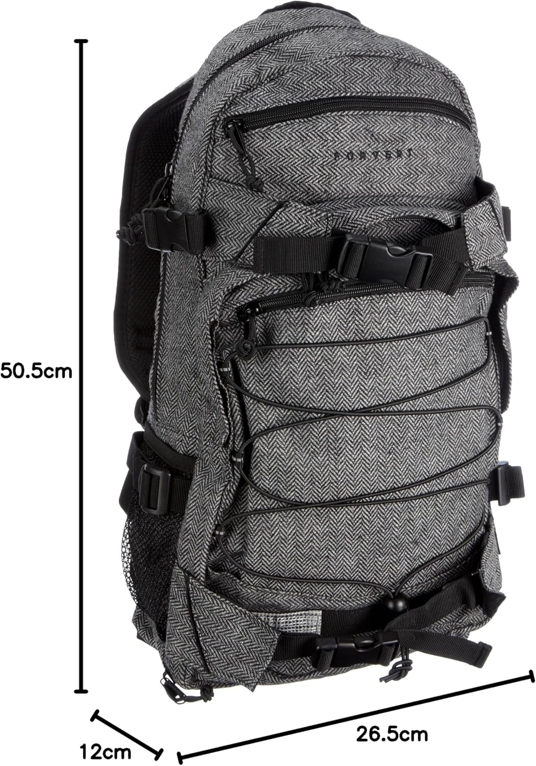 FORVERT Backpack New Louis Flannel-grey, Flannel-grey