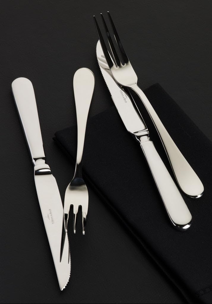 Villeroy & Boch Oscar Pizza- & Steakmesser-Set, 6-teilig, Edelstahl