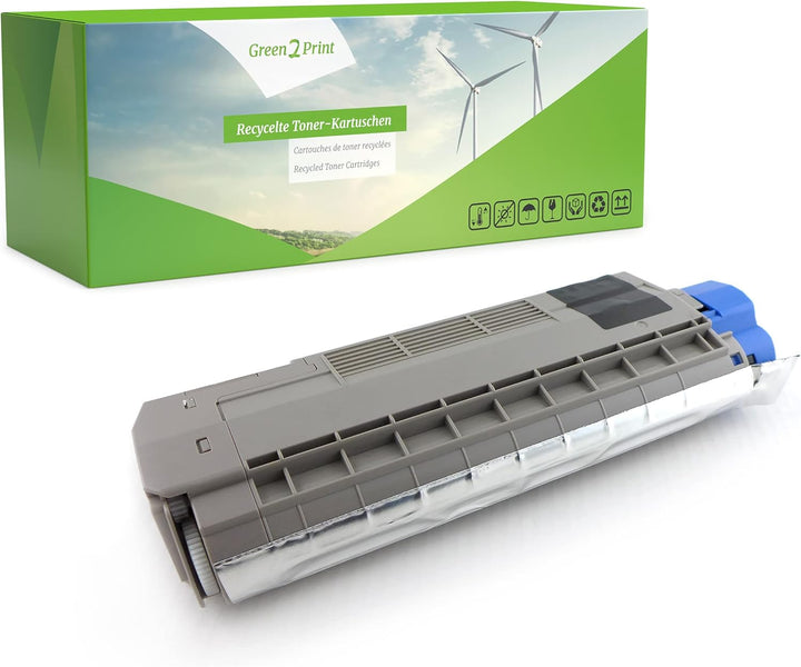 Green2Print Toner schwarz 8000 Seiten ersetzt Oki 44315320 passend für Oki ES6410