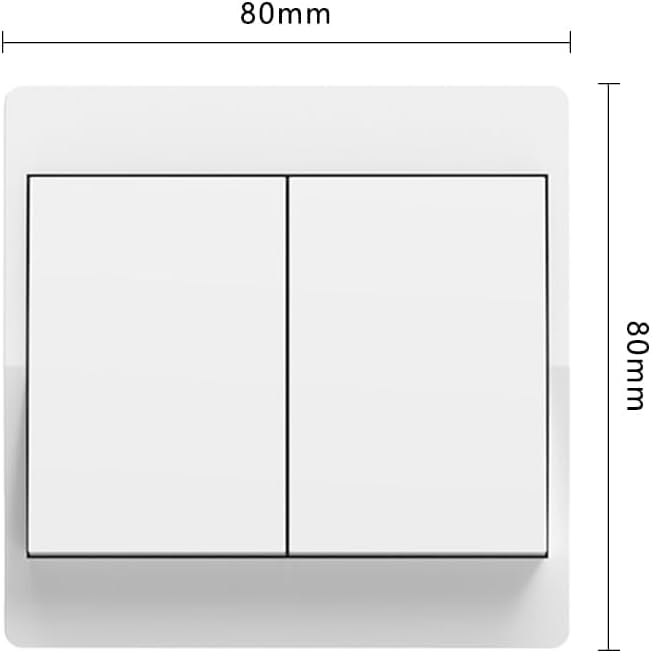 Namvo Funkschalter batterielos, kabelloser Lichtschalter ohne Batterie, Wandlichtschalter mit eigene