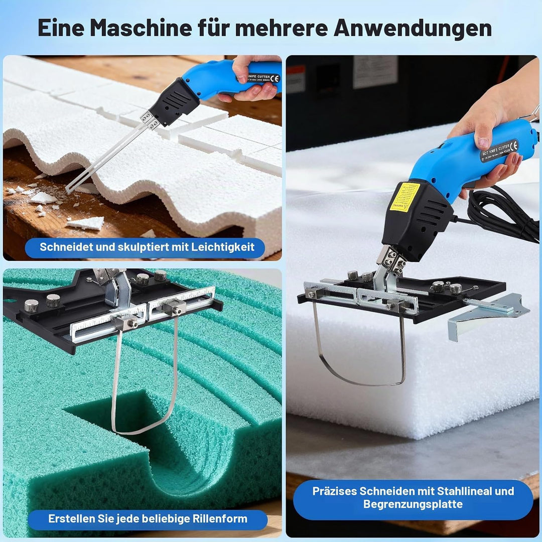 Styrocutter Elektrischer Heissschneider 200W heisses Messer Stoffschneider Schneidwerkzeug Schaumsch