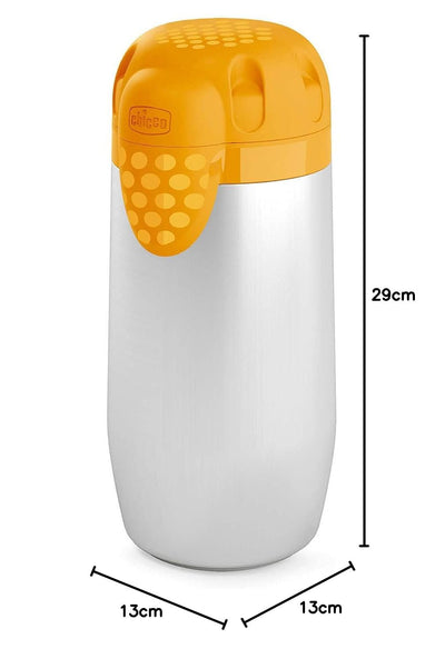 Chicco Edelstahl-Thermobehälter, Termobecher für Essen, Brei und Babynahrung, Thermoskanne für Speis