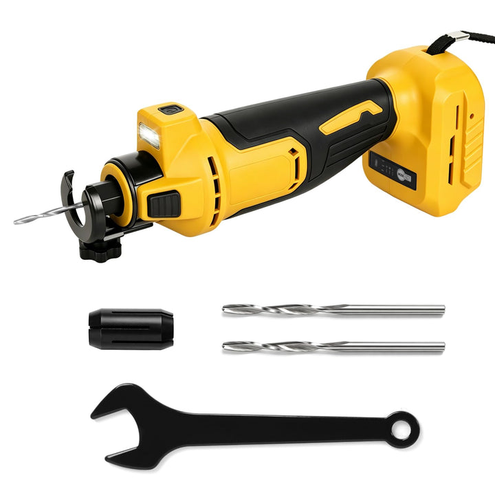 Akku Rotationsschneider Kompatibel mit Dewalt 20V Batterie, Trockenbau Ausschnittwerkzeug Kabellos S