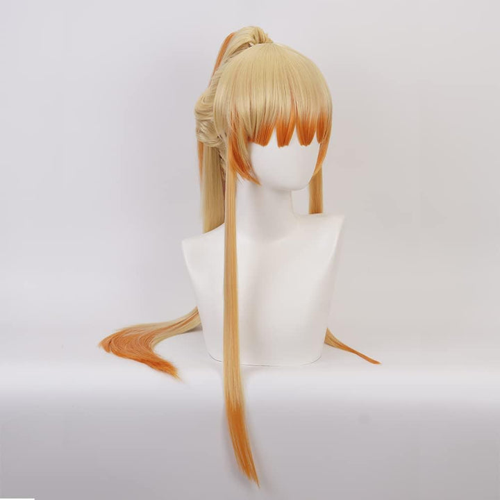 OSIAS Female Agatsuma Zenitsu Cosplay Perücke für Frau und Mädchen, Female Agatsuma Zenitsu