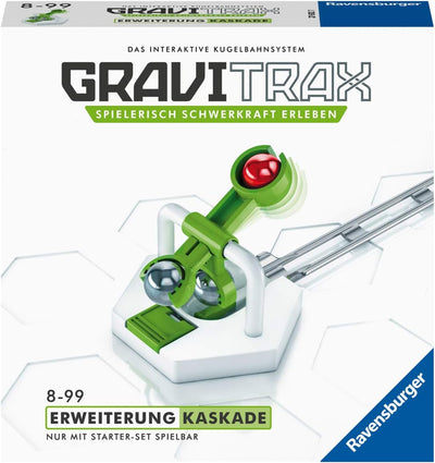 Ravensburger GraviTrax Erweiterung Kaskade - Ideales Zubehör für spektakuläre Kugelbahnen, Konstrukt