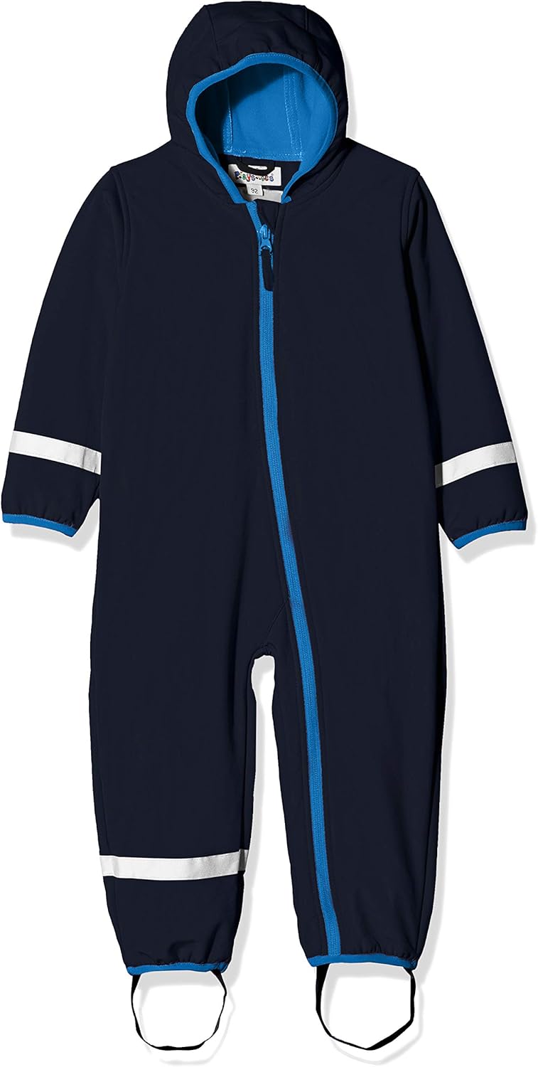 Playshoes Unisex Baby Softshell-Overall Fleece gefüttert, 68
