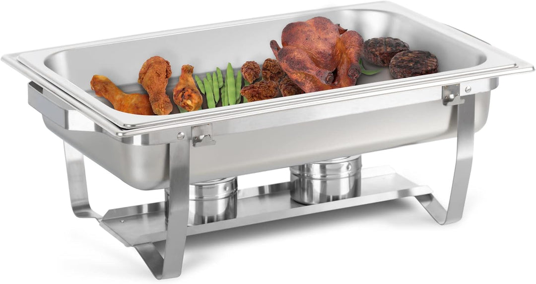 Stagecaptain CDDF-09 Chafing-Dish Speisewärmer - Edelstahl Warmhaltebehälter für Buffet und Catering