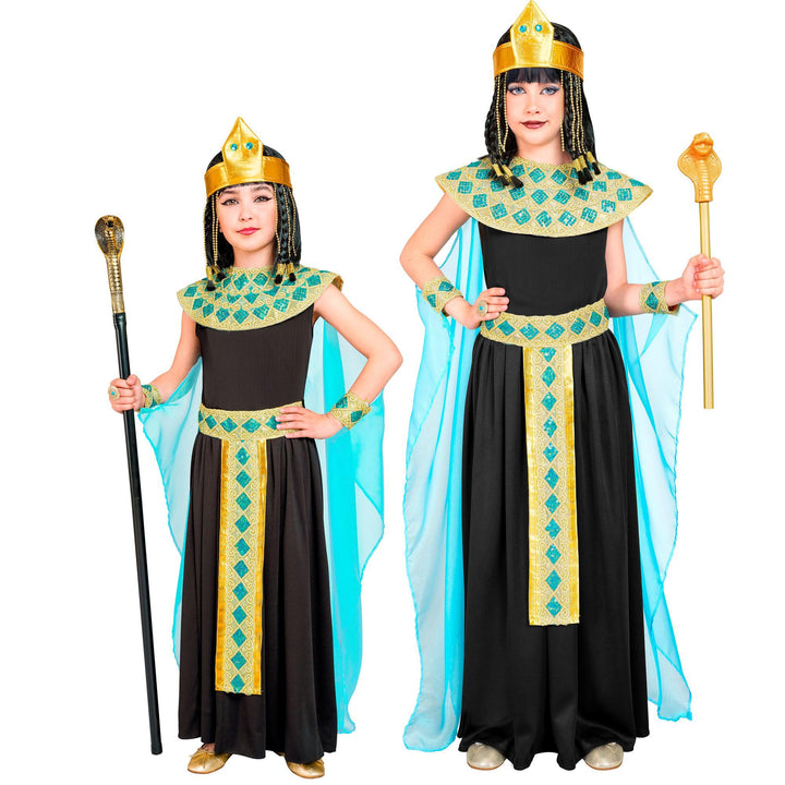 W WIDMANN MILANO Party Fashion - Cleopatra Kostüm Mädchen | Ägyptische Königin Verkleidung im Antike
